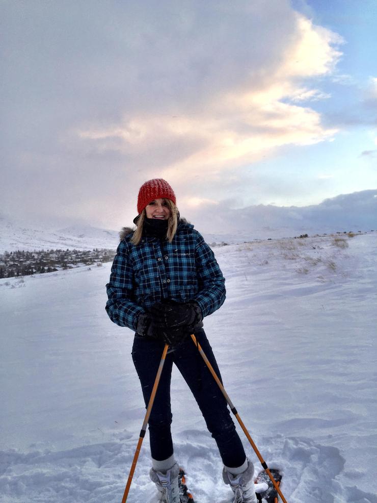snowshoeing